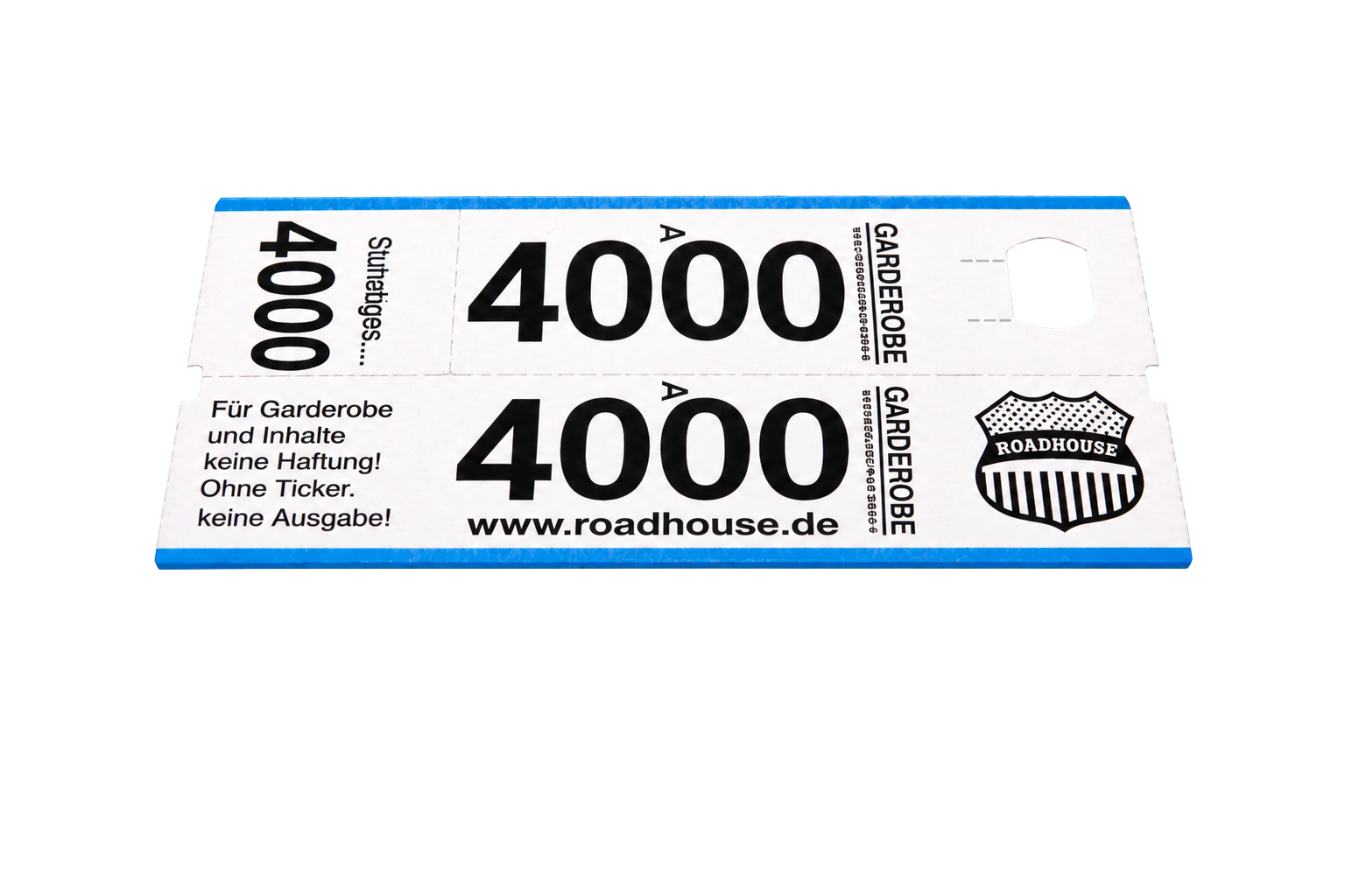 Garderobenmakre mit Perforierung für Hackensysteme